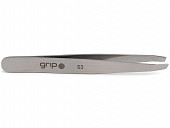 Grip Slanted Tip Claw Tweezer Stainless Steel