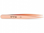 Grip Pointed Tip Tweezer Rose Gold